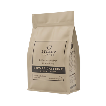 Steady Coffee - Lower Caffeine Ground Coffee (250g)